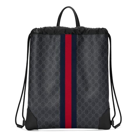 gucci men's slacks|gucci drawstring backpack for men.